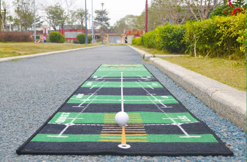 Golf Carpet Putting Mat Thick Smooth Practice Putting Rug for Indoor Home Office Golf Practice Grass Mat Golf Training 50X300cm