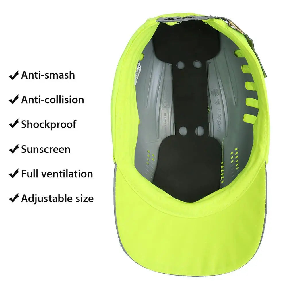 Bump Cap Work Safety Helmet Summer Breathable Security Anti-Impact Lightweight Helmets Fashion Casual Sunscreen Protective Hat