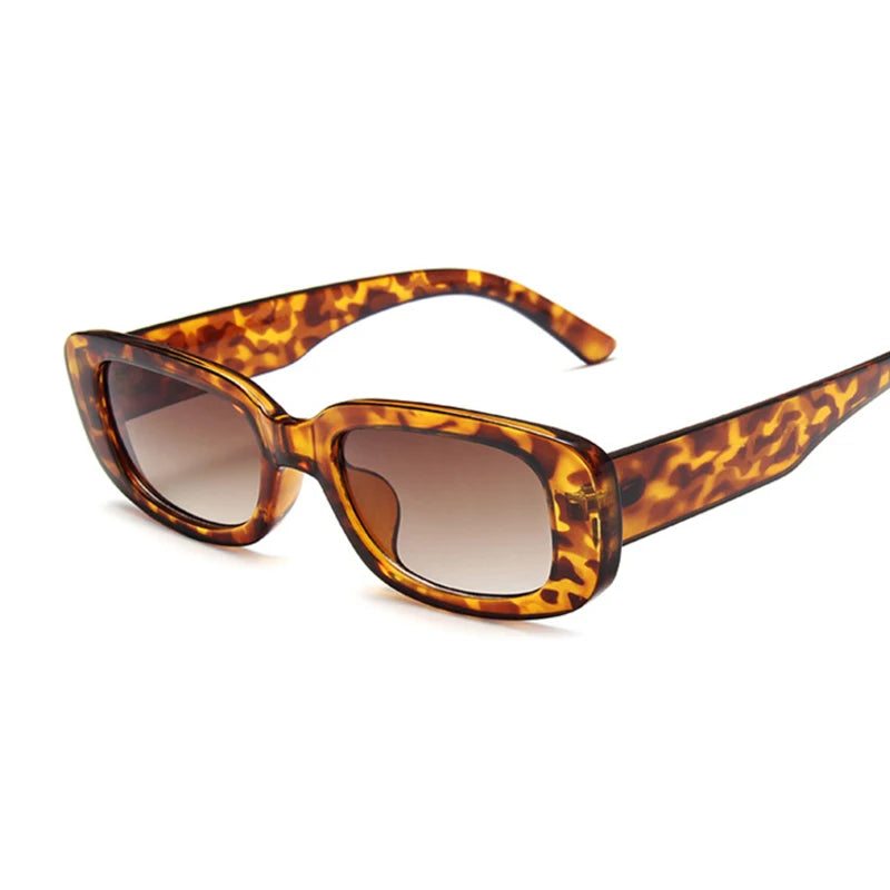 Vintage Square Sunglasses Woman Fashion Brand Designer Sun Glasses Female Retro Black Small Frame Rectangle Oculos De Sol