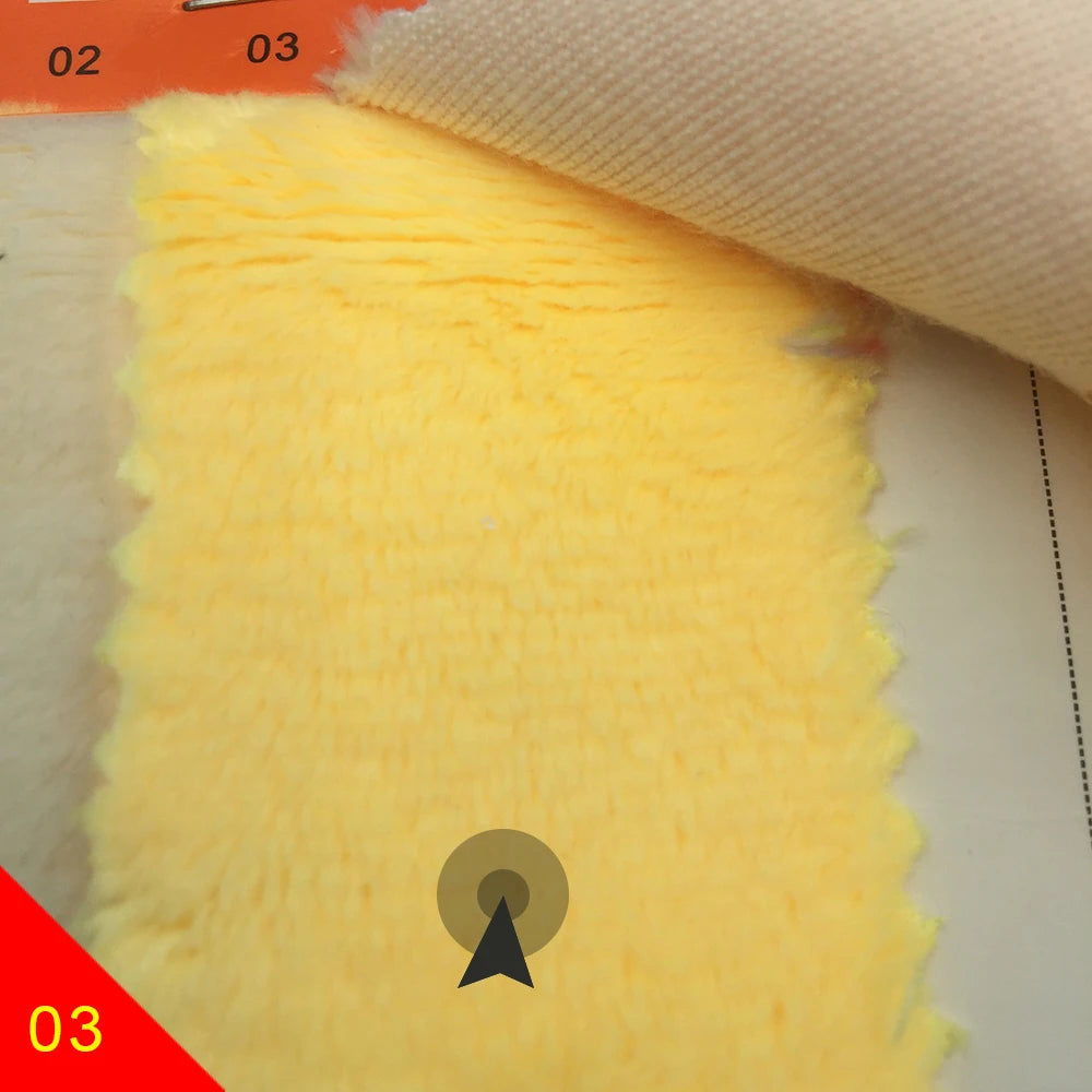 150x50cm Large Size 5mm Hand-Made Doll Head Hair Plush Fabric 103 Colors Optional Soft Plush Fabric