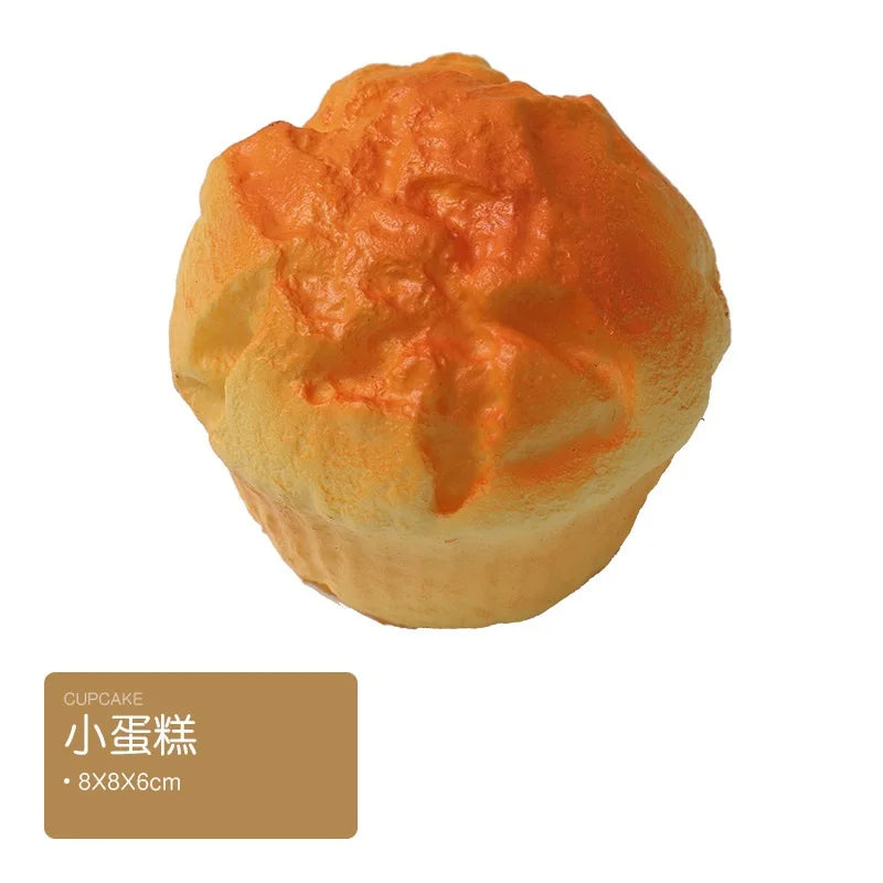 Toast Squishy Slow Rising Food Creative Simulation Bread Donuts Squeeze Stress Relief Kid Toys Spoof Tease People Desktop