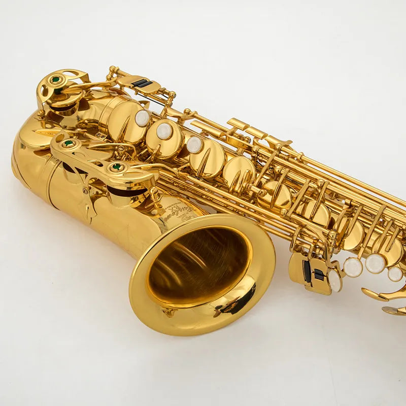 Made in Japan 875EX Professional Alto Drop E Saxophone Gold Alto Saxophone With Band Mouth Piece Reed Aglet More Package Mail