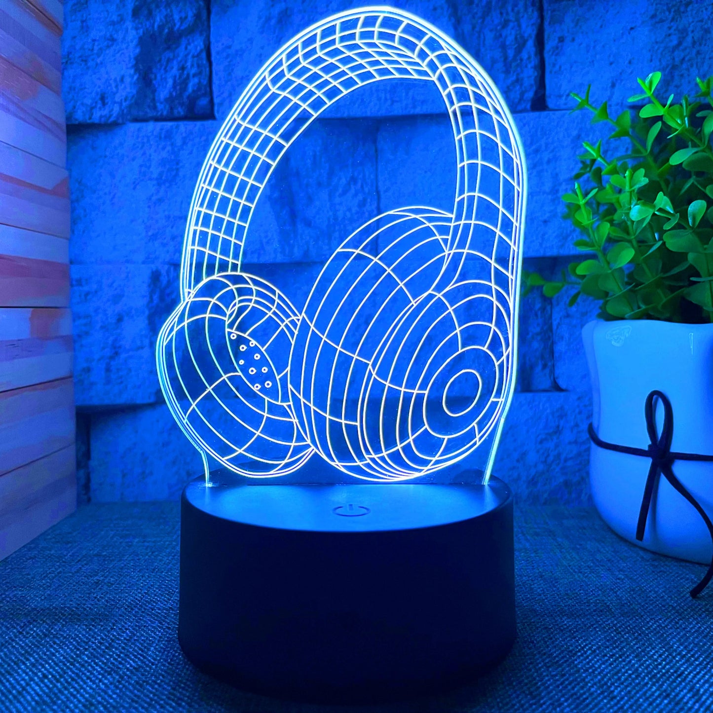 3D Night Lamp Gaming Room Desk Setup Lighting Decor Gamepad Icon LED Light Atmosphere Table Bedside Night Lamps Kids Gift