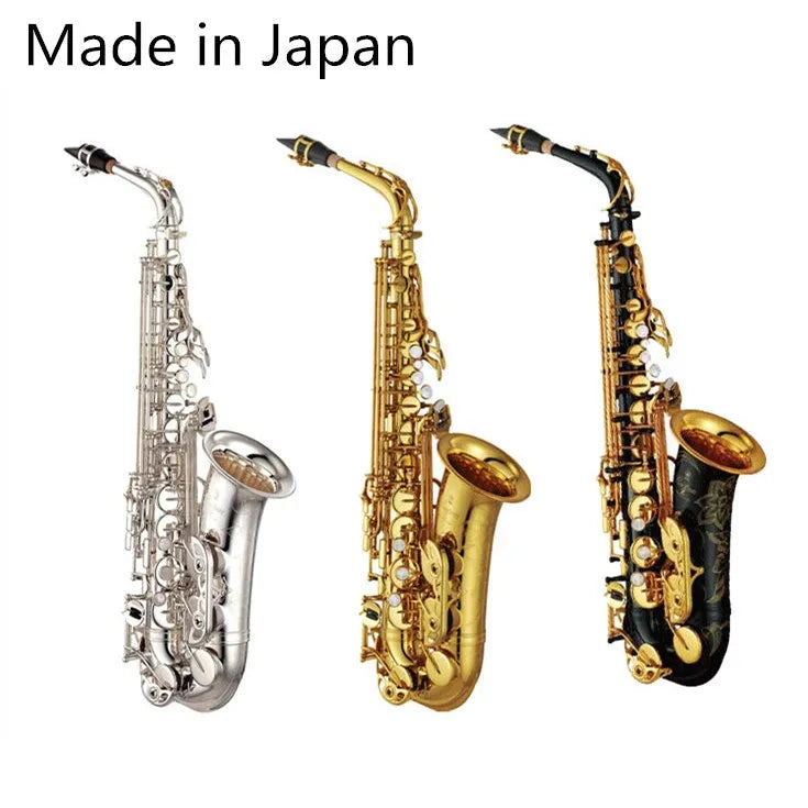 Made in Japan 875EX Professional Alto Drop E Saxophone Gold Alto Saxophone With Band Mouth Piece Reed Aglet More Package Mail