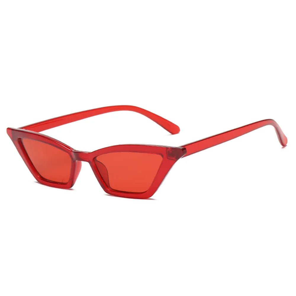 Women Okulary Small Frame Sunglasses Cat Eye Sunglasses UV400 Sun Shades Glasses Street Eyewear Fashion Sunglasses Oculos Gafa