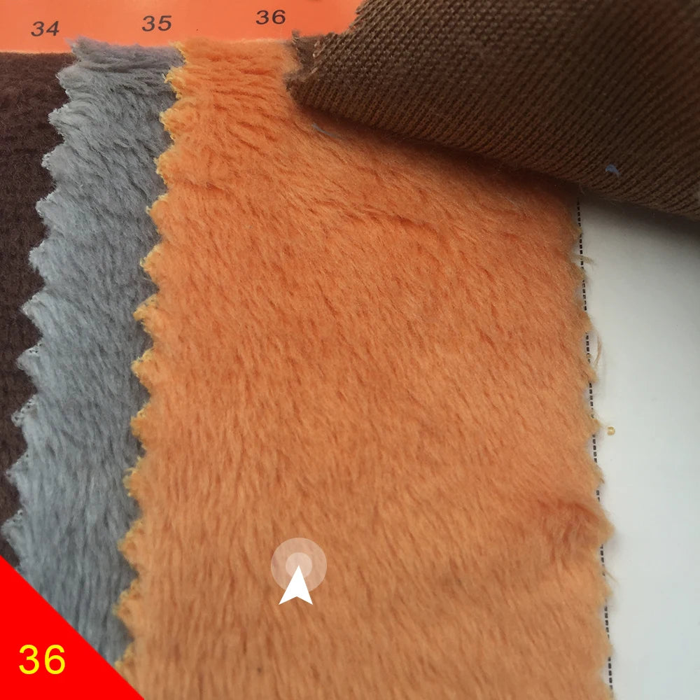 150x50cm Large Size 5mm Hand-Made Doll Head Hair Plush Fabric 103 Colors Optional Soft Plush Fabric