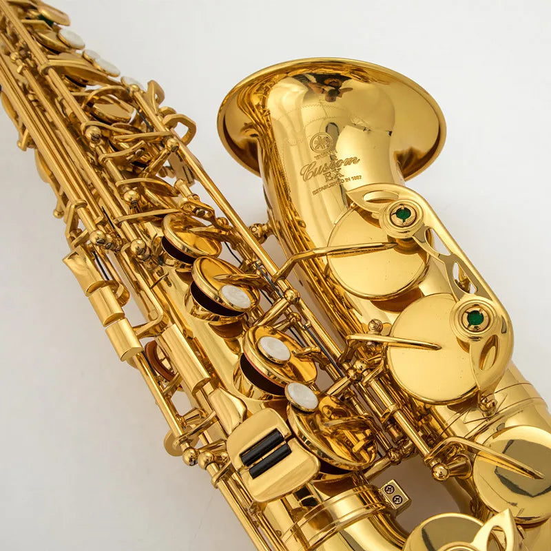 Made in Japan 875EX Professional Alto Drop E Saxophone Gold Alto Saxophone With Band Mouth Piece Reed Aglet More Package Mail