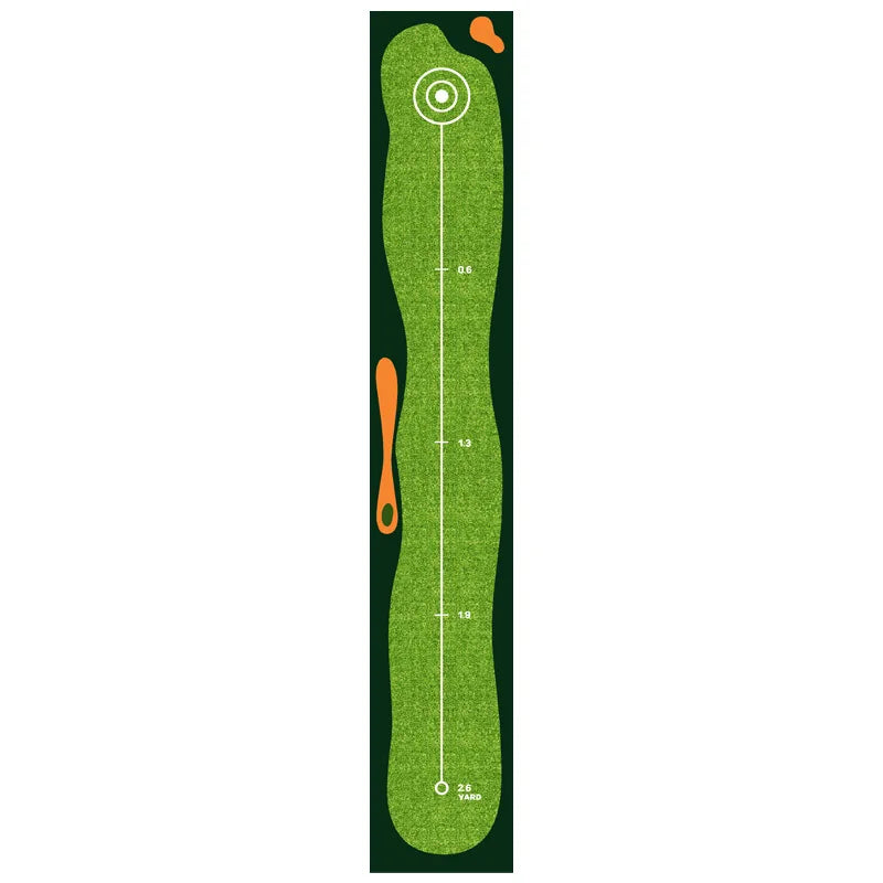 Golf Carpet Putting Mat Thick Smooth Practice Putting Rug for Indoor Home Office Golf Practice Grass Mat Golf Training 50X300cm