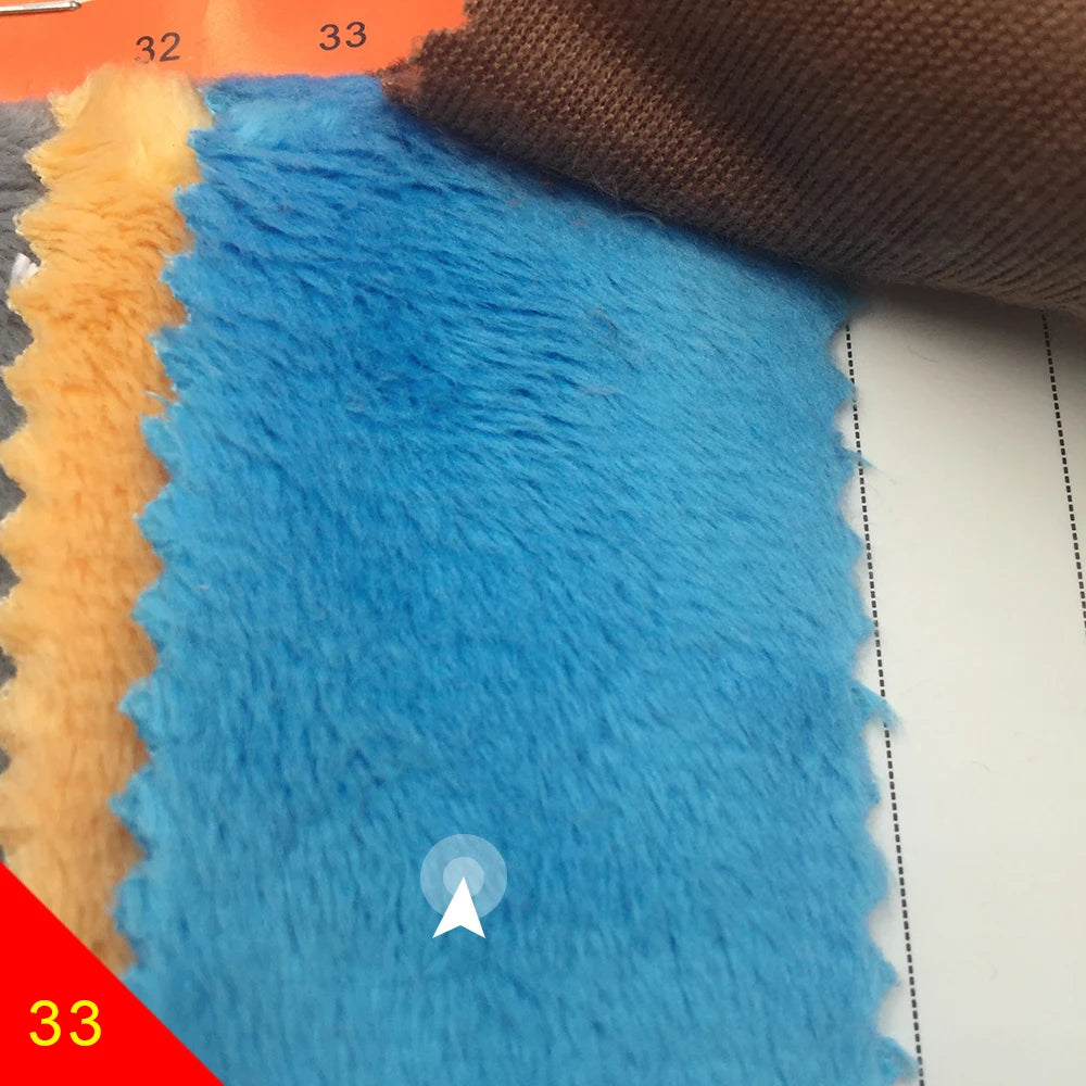150x50cm Large Size 5mm Hand-Made Doll Head Hair Plush Fabric 103 Colors Optional Soft Plush Fabric