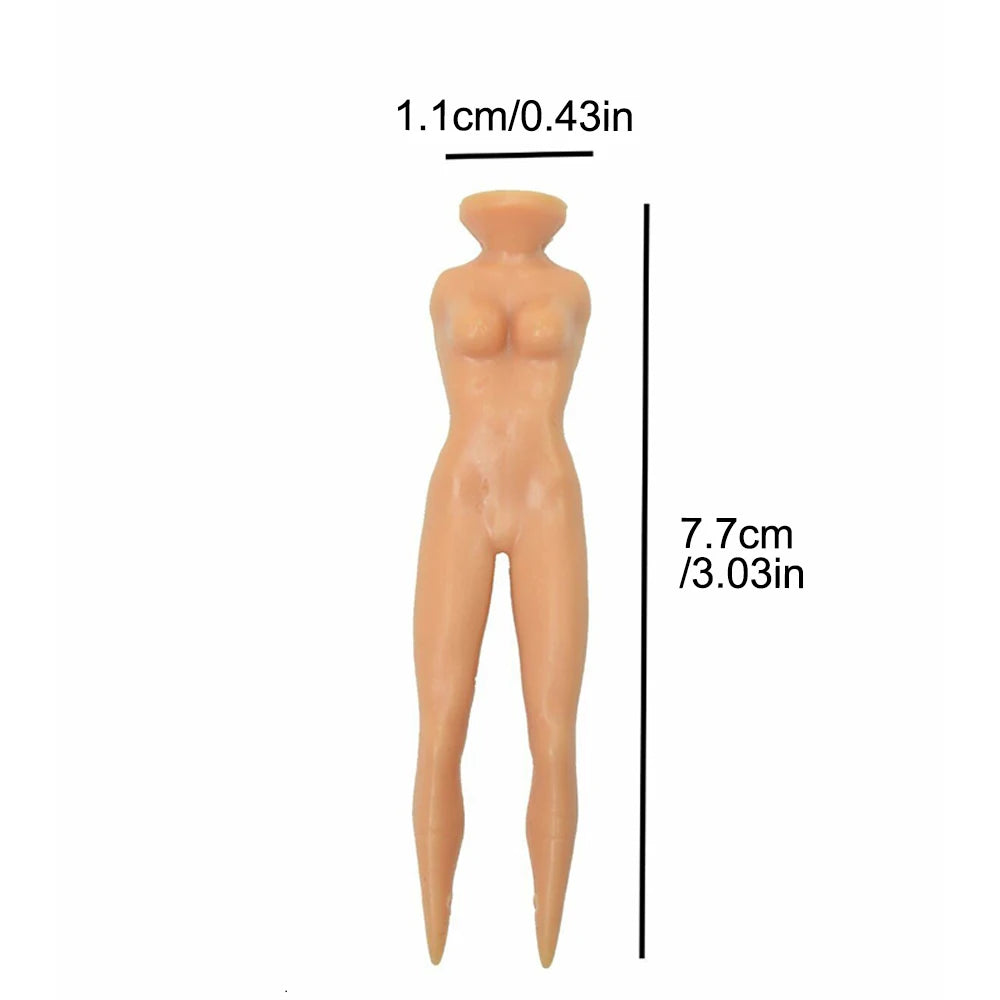20Pcs/Lot Golf Tees 77 Mm 3" Nude Woman Plastic Golf Tees, Golf Sexy Girl Lady Tees Fun Holder Divot Home Golf Training