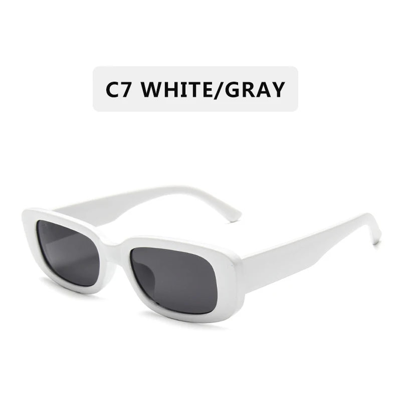 New Fashion Vintage Sunglasses Women Brand Designer Retro Sunglass Rectangle Sun Glasses Female UV400 Lens Eyewears