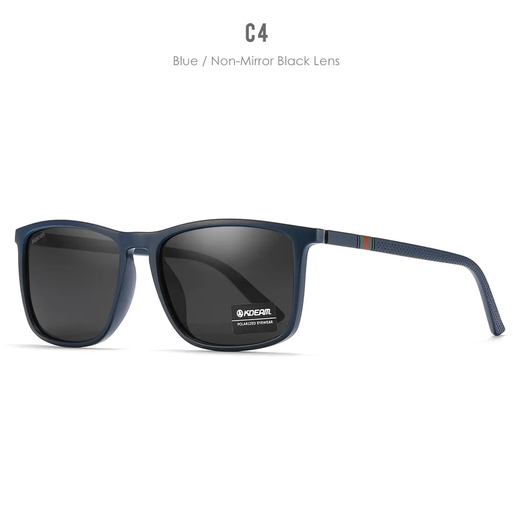 KDEAM New Luxury Polarized Sunglasses Men's Driving Shades Fishing Travel Golf Sunglass Male Sun Glasses CE