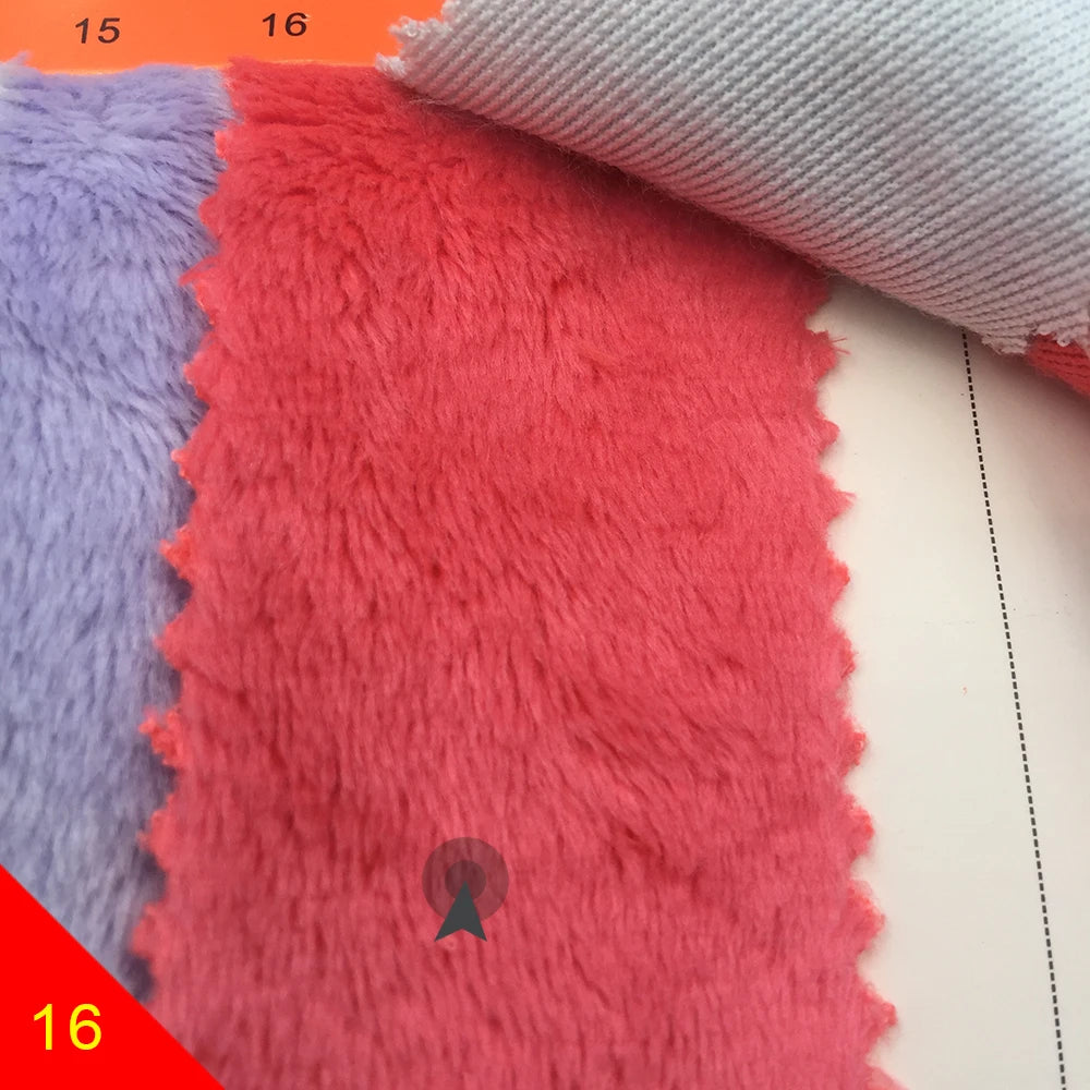 150x50cm Large Size 5mm Hand-Made Doll Head Hair Plush Fabric 103 Colors Optional Soft Plush Fabric