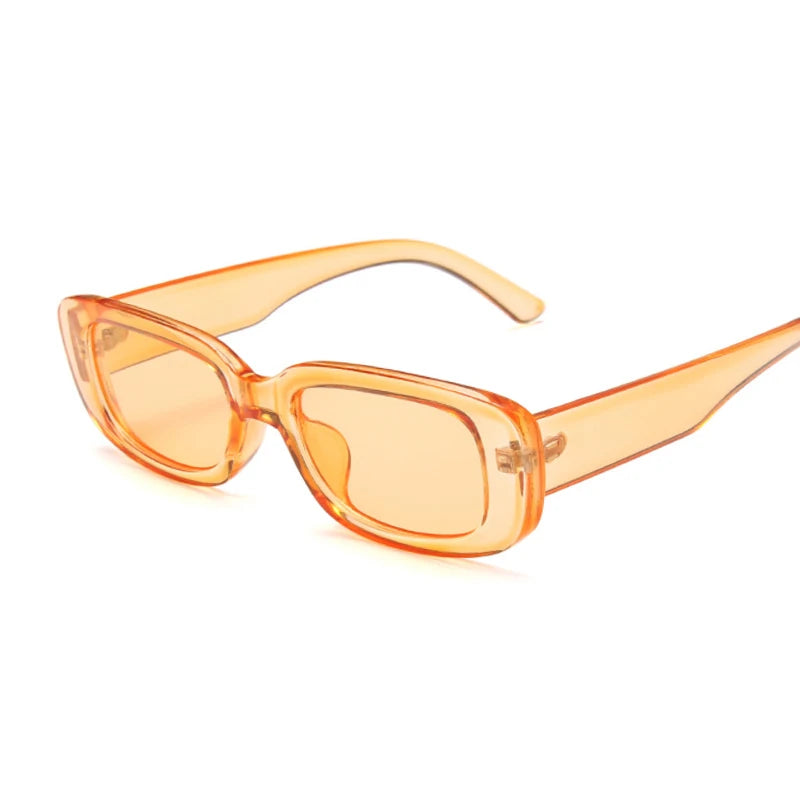 Vintage Square Sunglasses Woman Fashion Brand Designer Sun Glasses Female Retro Black Small Frame Rectangle Oculos De Sol