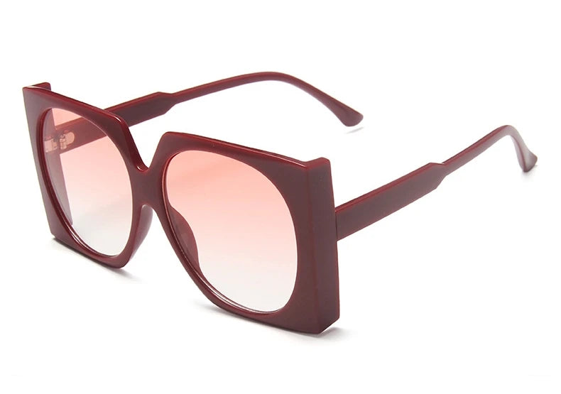 Retro Square Brand Designer Sunglasses Women Fashion Eye Glasses Oversized Luxury Glasses Eyewear Oversized Sunglasses Woman