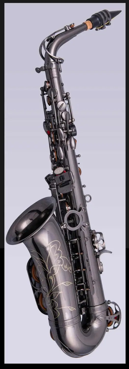 Il Belin Free Promotional Alto Saxophone E Flat Matte Black Musical Instruments Saxophone Professional Grade Encarved