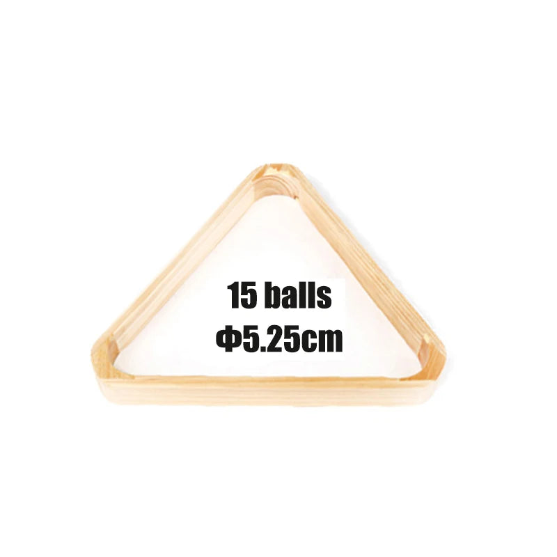 15 Balls Triangle Rack Billiards Snooker 5.25/5.72cm Racks
