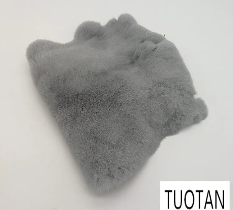 40cm X 24cm High-Quality Rex Rabbit Fur, Rex Rabbit Fur Scarf, Fur Collar, Hand Covered Pocket, Cuffs, Vamp, Kneepad Doll Making