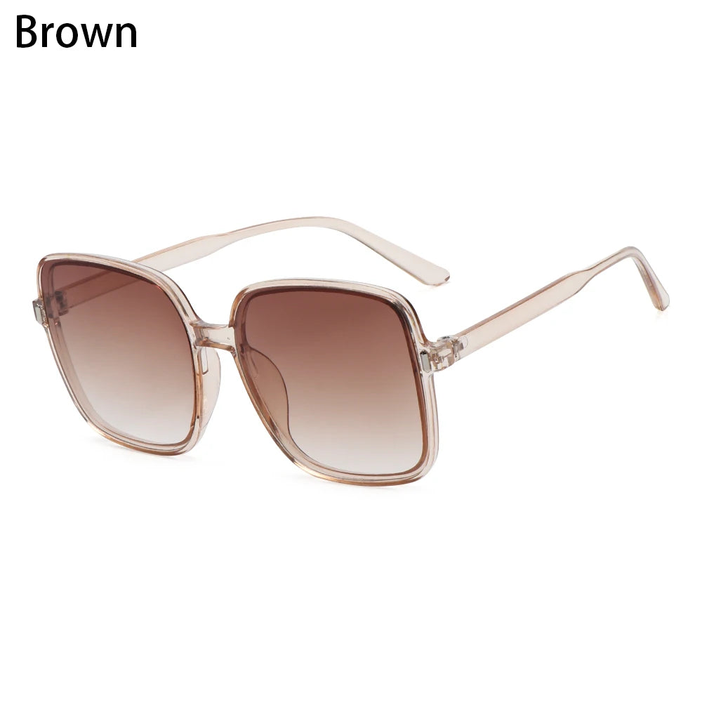 2022 Black Square Oversized Sunglasses Square Glasses Personalized Cat Eyes Colorful Sunglasses Trend Versatile Sunglasses UV400