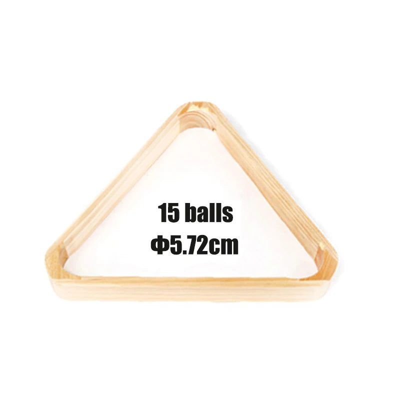 15 Balls Triangle Rack Billiards Snooker 5.25/5.72cm Racks