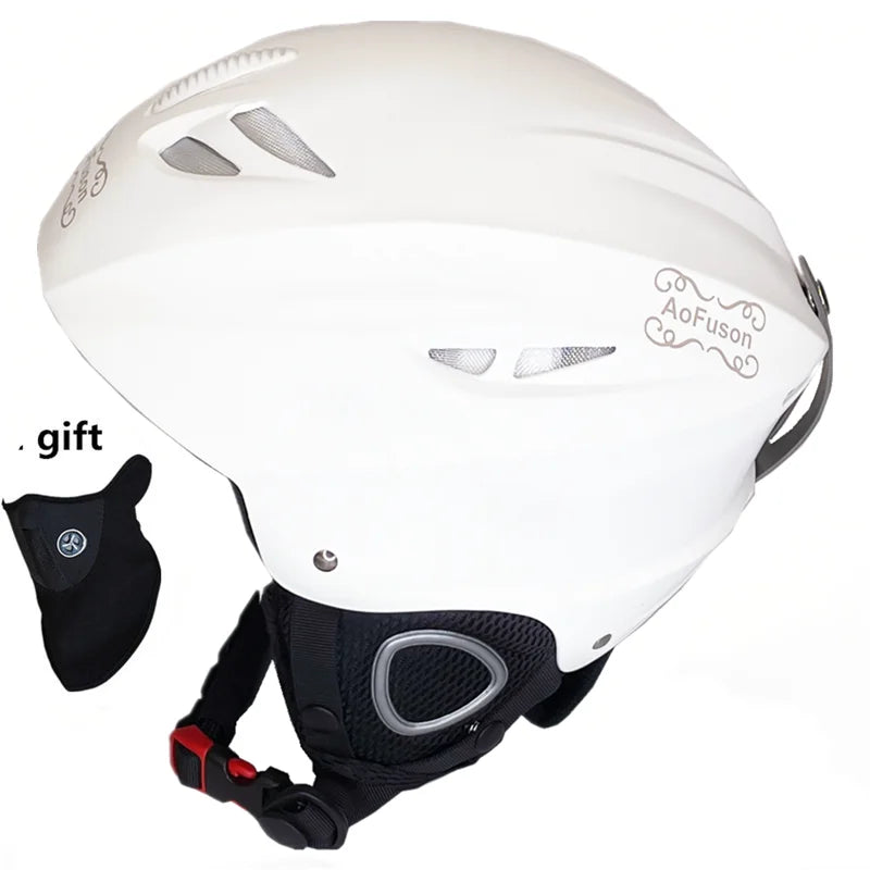 2024 Brand Ski Helmet Integrally-Molded Professional Adult Snowboard Helmet Men Women Skating/Skateboard Winter Sports Helmets