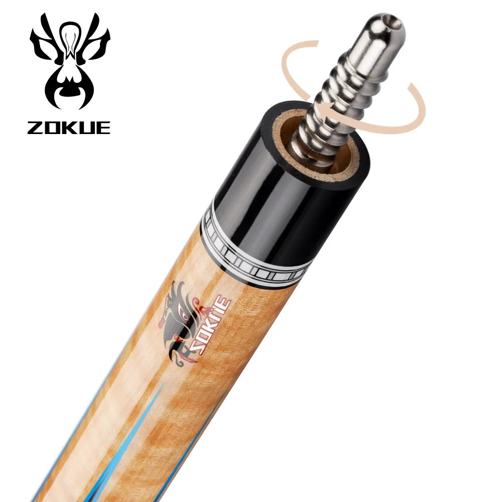 ZOKUE 3 Cushion Billiard Cue Stick With Professional Carom Taper 12mm Tip 142 Cm Libre Cue for Carom Cue