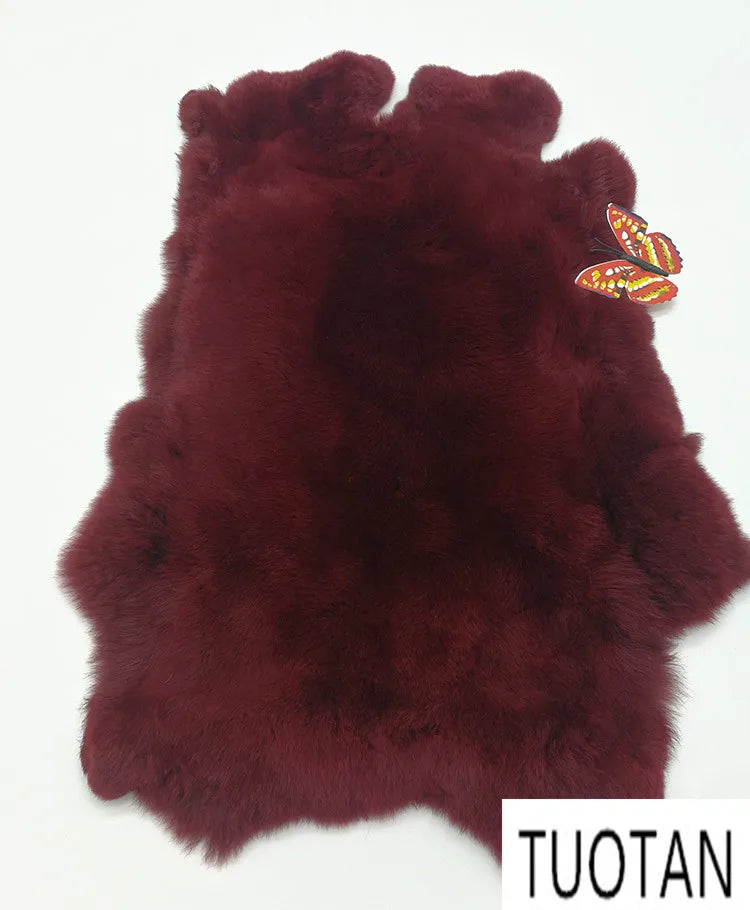 40cm X 24cm High-Quality Rex Rabbit Fur, Rex Rabbit Fur Scarf, Fur Collar, Hand Covered Pocket, Cuffs, Vamp, Kneepad Doll Making