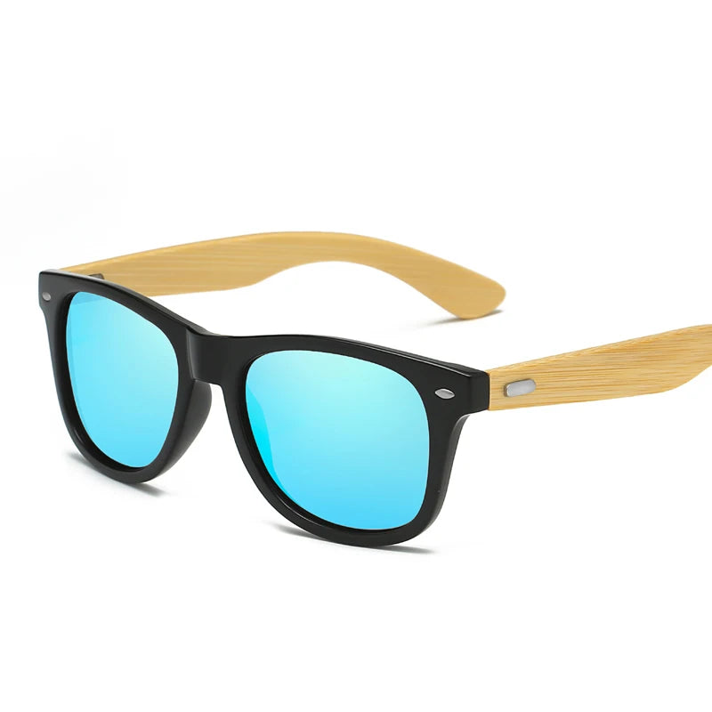 High-Quality Bamboo Wood Sunglasses Man Woman Classic Vintage Wooden Driving Male Sunglass Luxury Brand Designer Sun Glasses