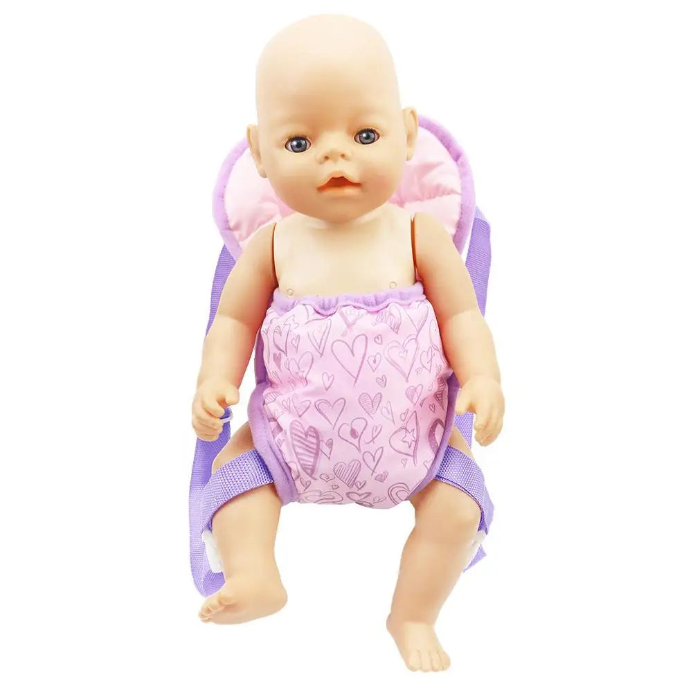 18 Inch Baby Carrier Backpack Shoulder Bag Doll Accessories Toy Doll Bag High Quality and Is Hand Made Polyester Material #2