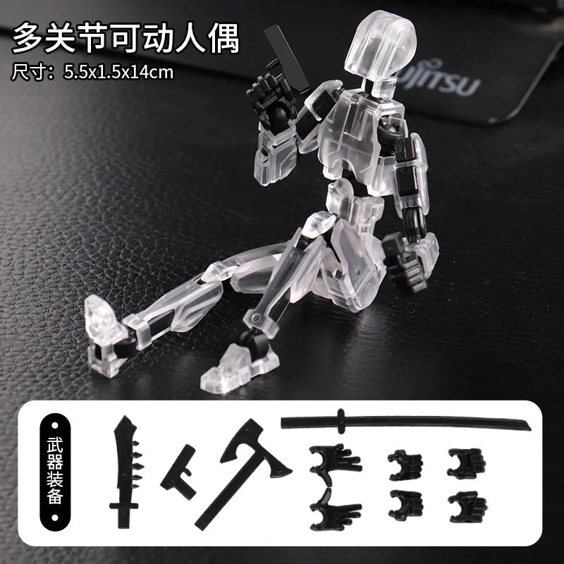Dummy 13 Lucky Doll 13 Joint Movable 3D Printing Toy Dummy Doll DIY Decompression God