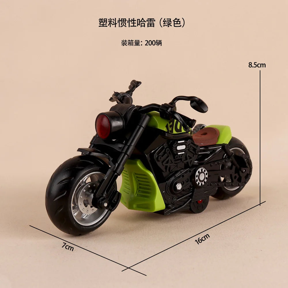 For 17cm Labubu Doll Black Leather Jacket & Inertia Bike Set Cool Biker Outfit Ropa Labubu Doll Accessory