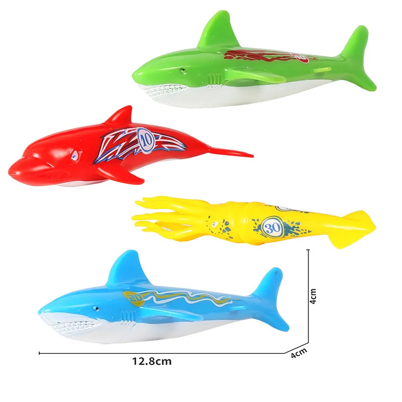 NEW Summer Children Swimming Octopus Pool Diving Toys Water Sports Water Play Toys Diving Stick Gem Underwater Grabbing Toys