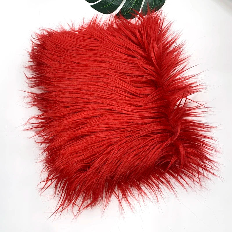 Faux Fur Fabric 46 Colors 160x50cm 8cm Soft Long Plush Handmade Doll/Clothing Shaggy Fabric