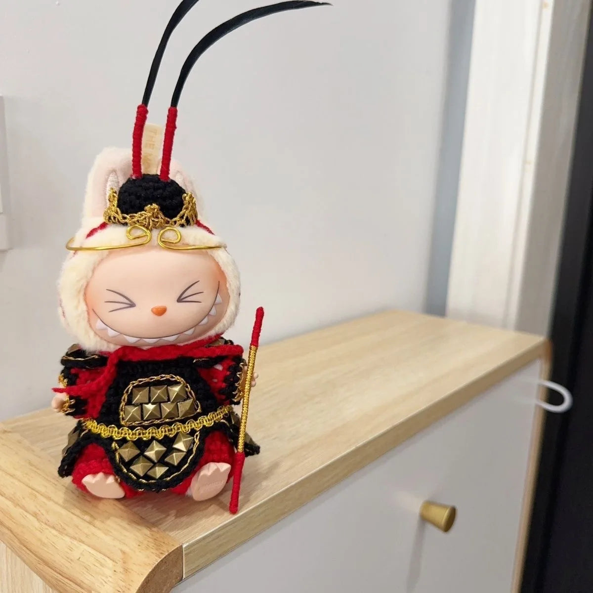 Labubu V1/V2 Doll Accessories Monkey King WuKong/Lion Dance Chinese Style New Year Outfit Clothes Set for 17cm Ropa Labubu