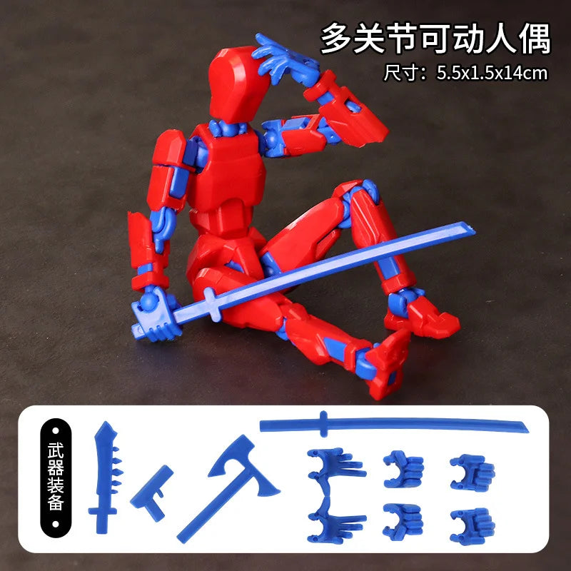 Dummy 13 Lucky Doll 13 Joint Movable 3D Printing Toy Dummy Doll DIY Decompression God