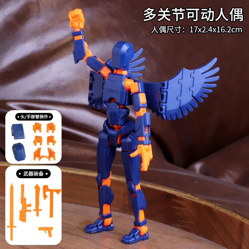 Dummy 13 Lucky Doll 13 Joint Movable 3D Printing Toy Dummy Doll DIY Decompression God
