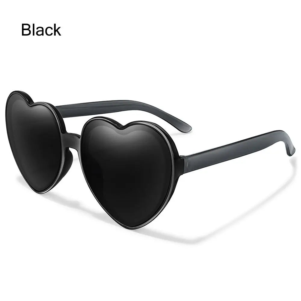 Summer Heart Sunglasses Trendy Heart Shaped Sun Glasses for Women Party Halloween Cosplay Glasses UV400 Protection Eyewear