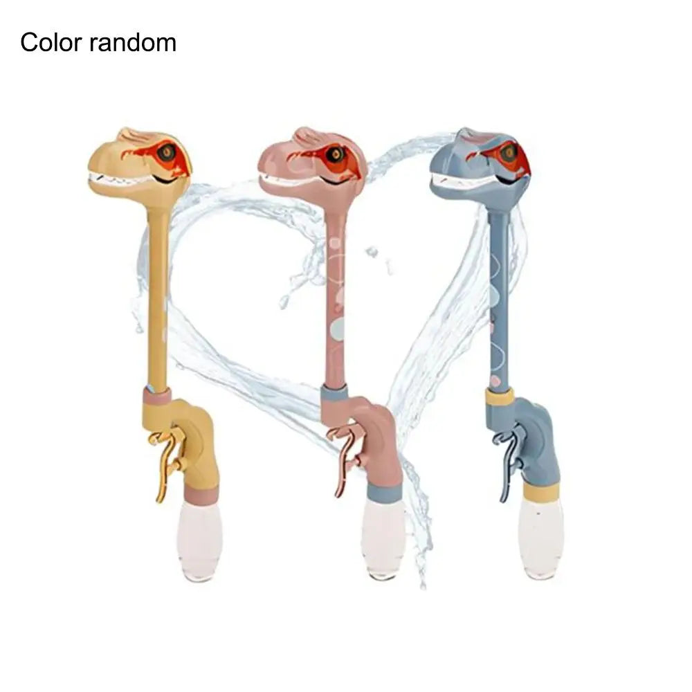 Water Battle Props Cute Water Gun Toy Cartoon Dinosaur Straight Tube Water Gun Duck Sheep Summer Beach Pool Toys for Kids