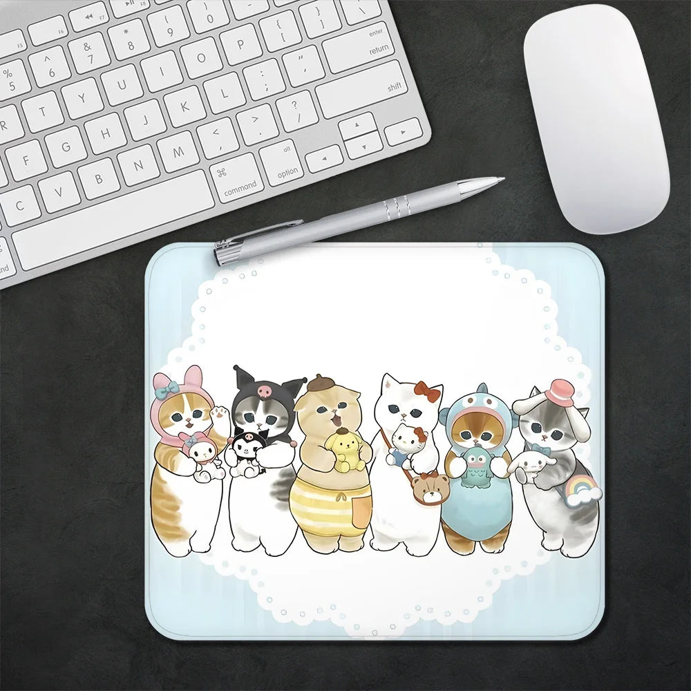 Gaming Mouse Pad XS Small Mousepad for Cute Pusheens Cats PC Gamer Desktop Decoration Office Mouse Mat Deskmat Rug