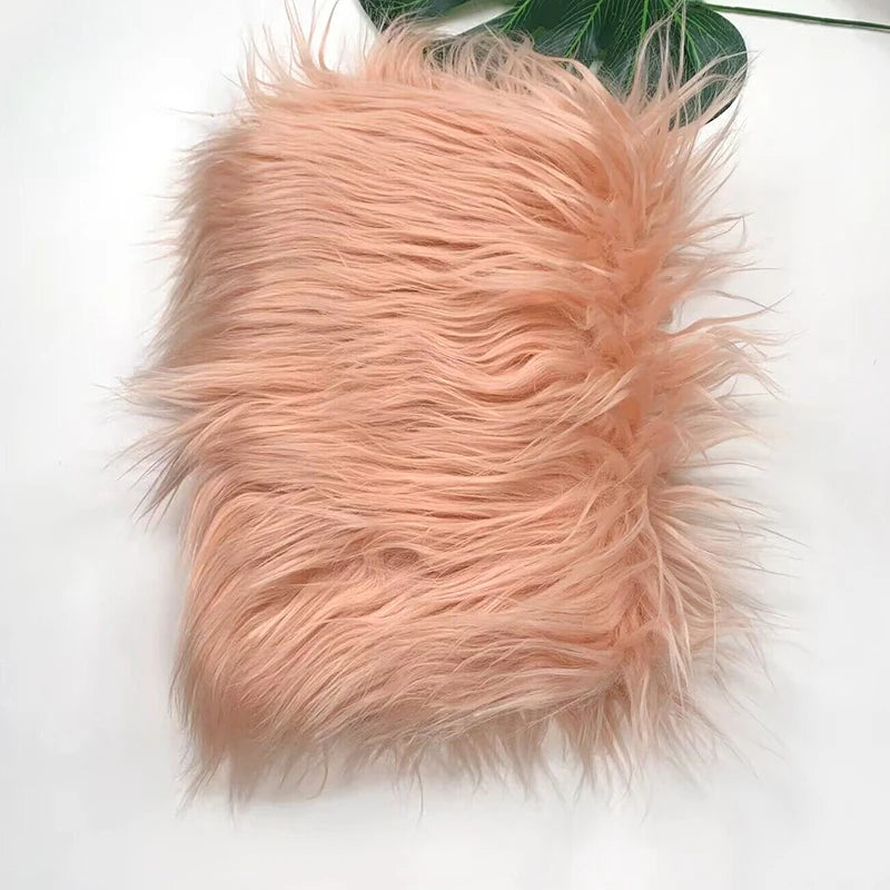 Faux Fur Fabric 46 Colors 160x50cm 8cm Soft Long Plush Handmade Doll/Clothing Shaggy Fabric