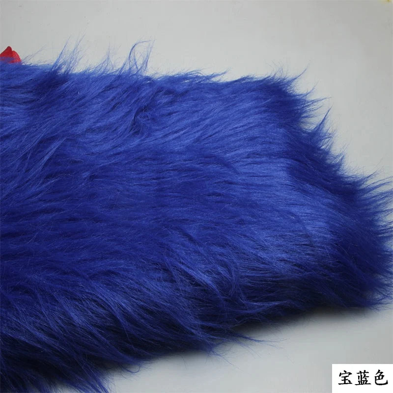 4 Kinds of Purple 12cm Long Pile Fur Faux Fur Fabric Soft Plush Faux Fur Fabric Sewing DIY Toy Home Background Decoration Cloth