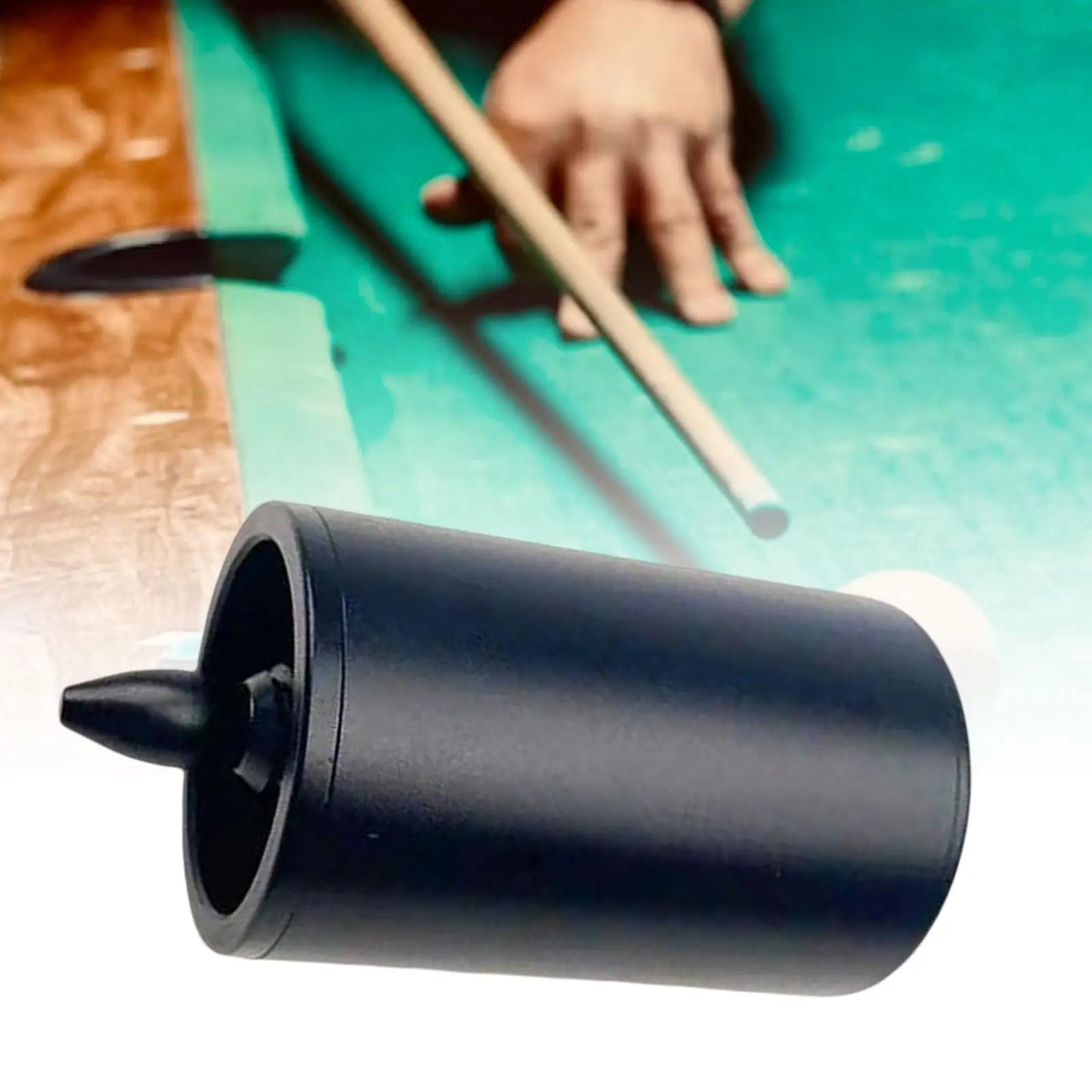 Short Pool Extension Lengthen Tools Aluminum Alloy Parts Black Weight for Billiard Stick Nine Ball Snooker