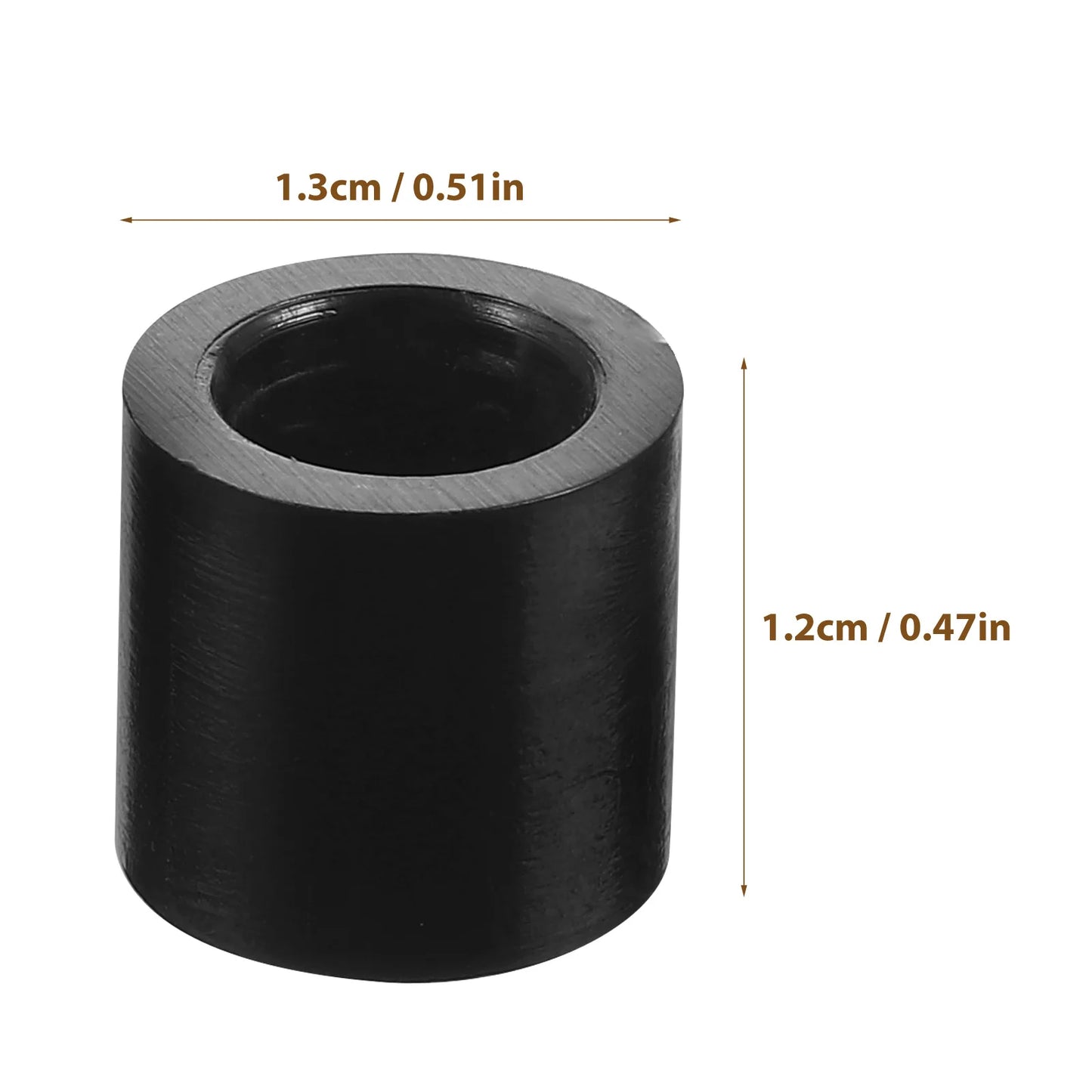 6 Pcs Pool Cue Ferrules Billiard Protective Cover Replaceable Table Accessories Snooker