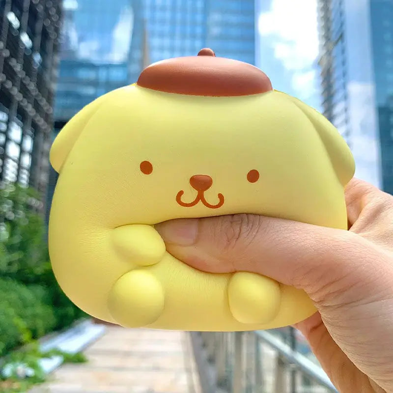 Sanrio Decompression Toys Kawaii Kt Kuromi Spotify Premium Toys Cinnamoroll My Melody Stress Relief Hand Pinch Ball Adult Gift