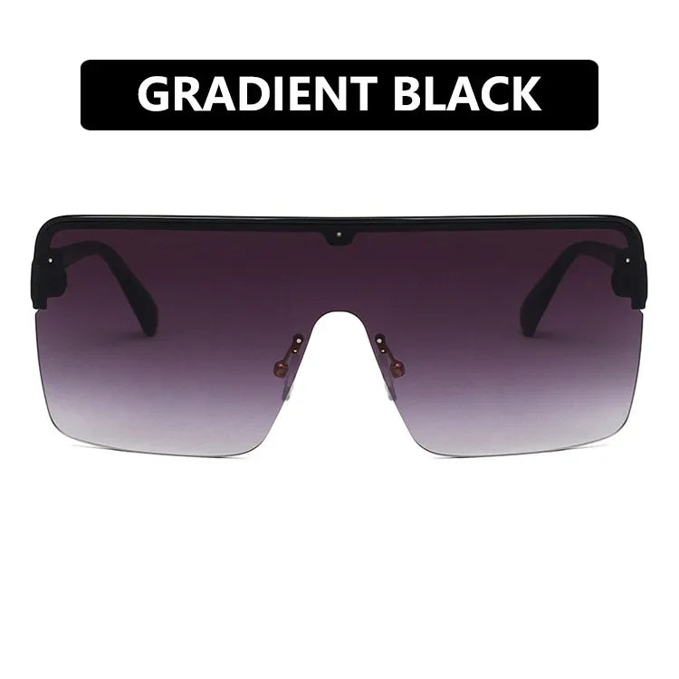 Hot Fashion Brand Designer Sunglasses Women Summer Rimless Square Shades Sun Glasses Eyewear Sunshines Luxury Sunglasses Woman