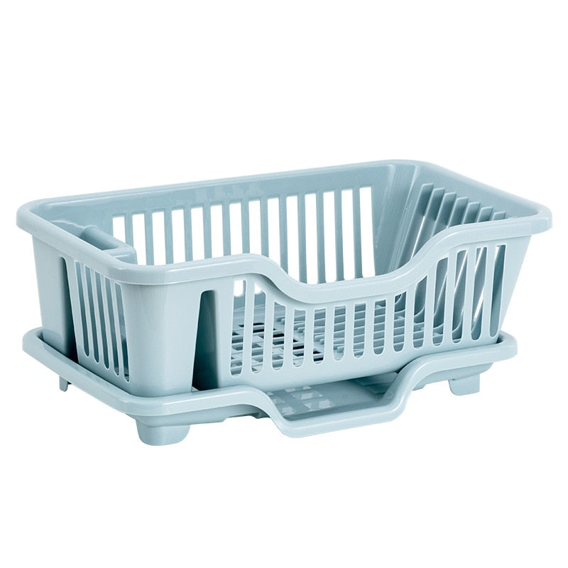 Dish Drying Rack Kitchen Utensils Drainer Rack with Drain Board Countertop Dinnerware Organizer Kitchen storage rack Tools