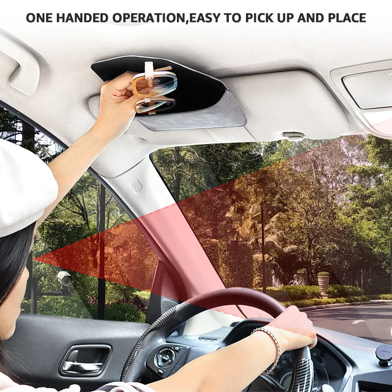 Car Glasses Case Organizer Storage Car Eyeglass Case Glasses Box for Car Sun Visor Organizer Sunglasses for BMW Glasses Case