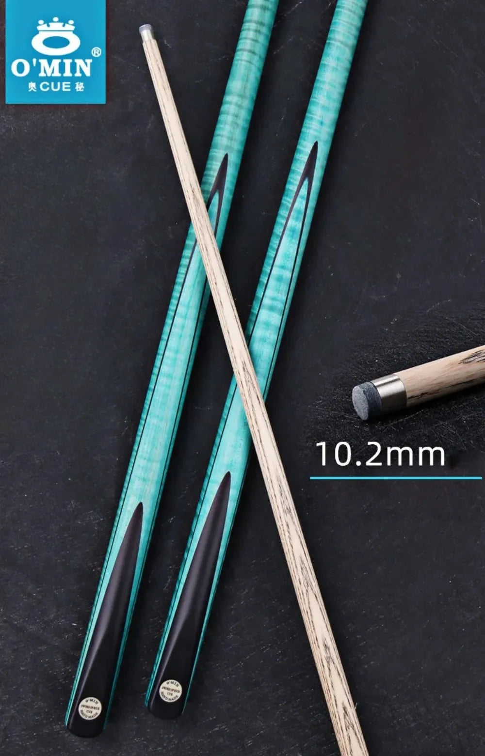 OMIN-American Nine-Ball 1/2 Sky Sword Billiard Pool Cue Tip 10.2mm