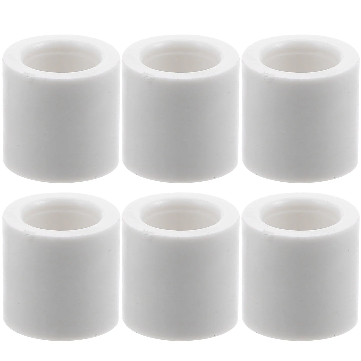 6 Pcs Pool Cue Ferrules Billiard Protective Cover Replaceable Table Accessories Snooker