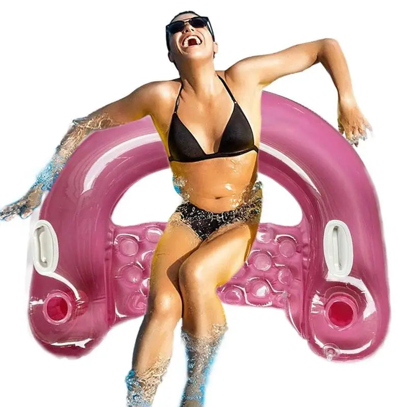 Inflatable Floating Water Mattresses Summer Swimming Pool Hammock Air Lounge Chairs Water Sports Floating Mat Pool Kids Toys